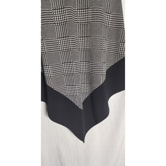 NEW Amelia NY Houndstooth plaid check Pin Up Dress midi XS 50s retro whimsygoth - Picture 7 of 8